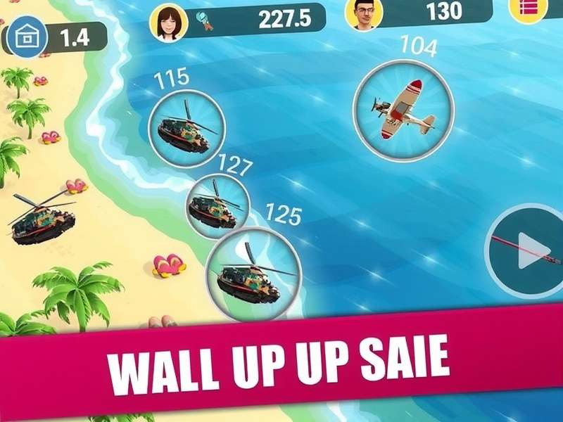 Beach Blitz Ace Gameplay Screenshot